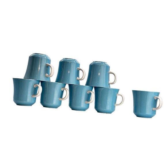 Mikasa Cera Stone MAGGI BLUE & WHITE Coffee MUG CUPS - Picture 5 of 14